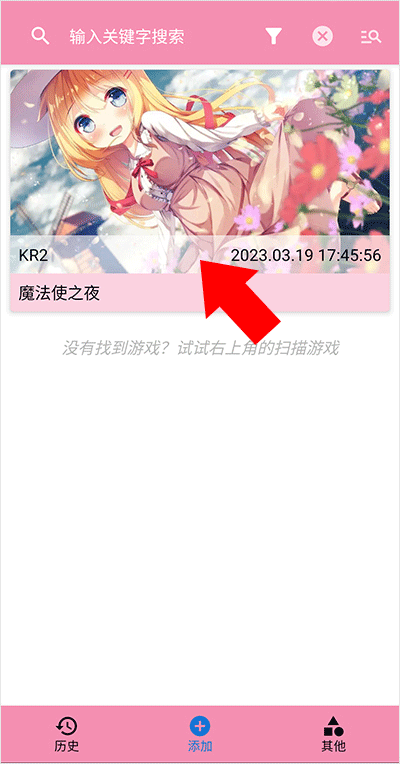 galgame直装安装包管理页面